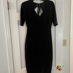 Premier Black Backless Dress